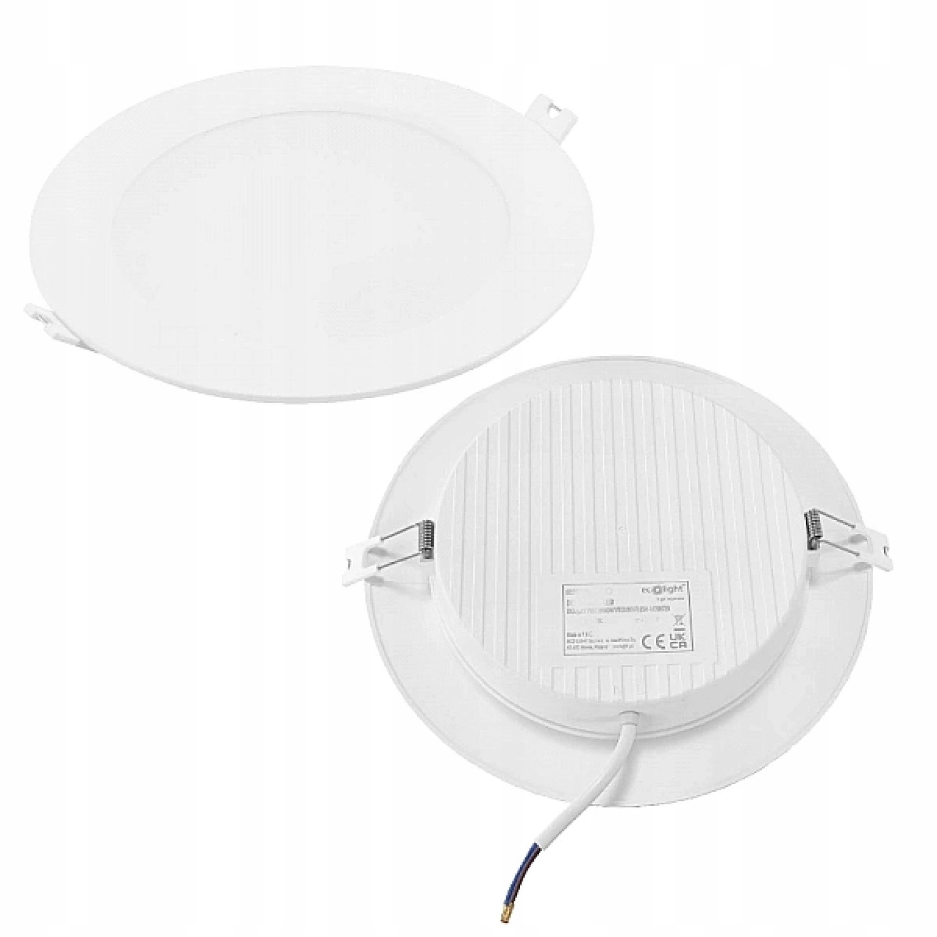 Oczko Sufitowe Led Oprawka Wpuszczana Podtynk Okrągła 12W 4000K Neutralne