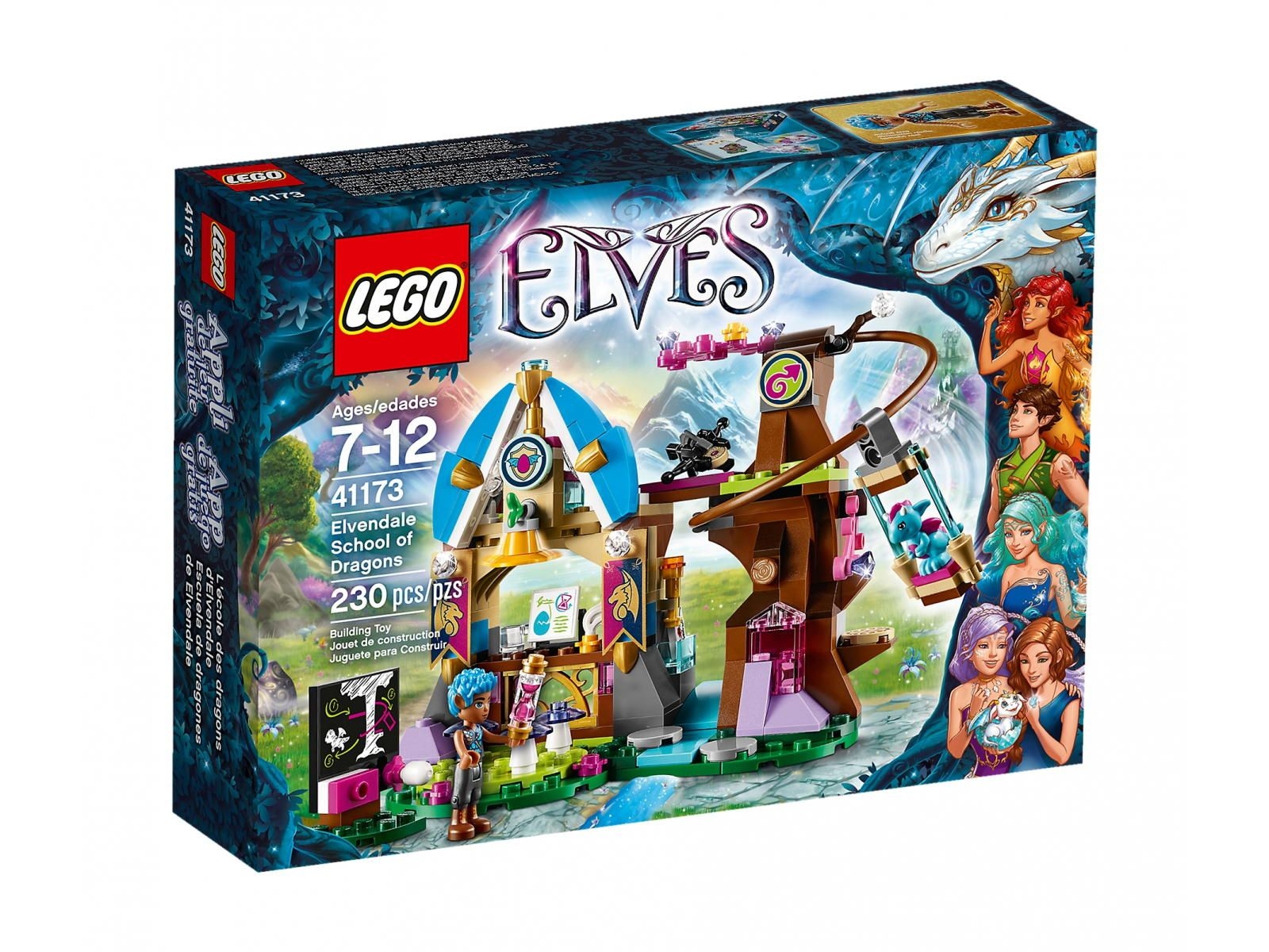 Lego Elves 41173 Szkoła Smoków w Elvendale- Nowe