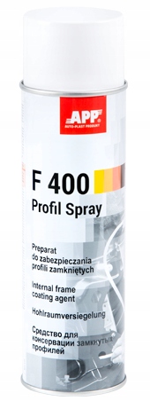 App F400 Do profili zamkniętych 500ml Bezbarwny