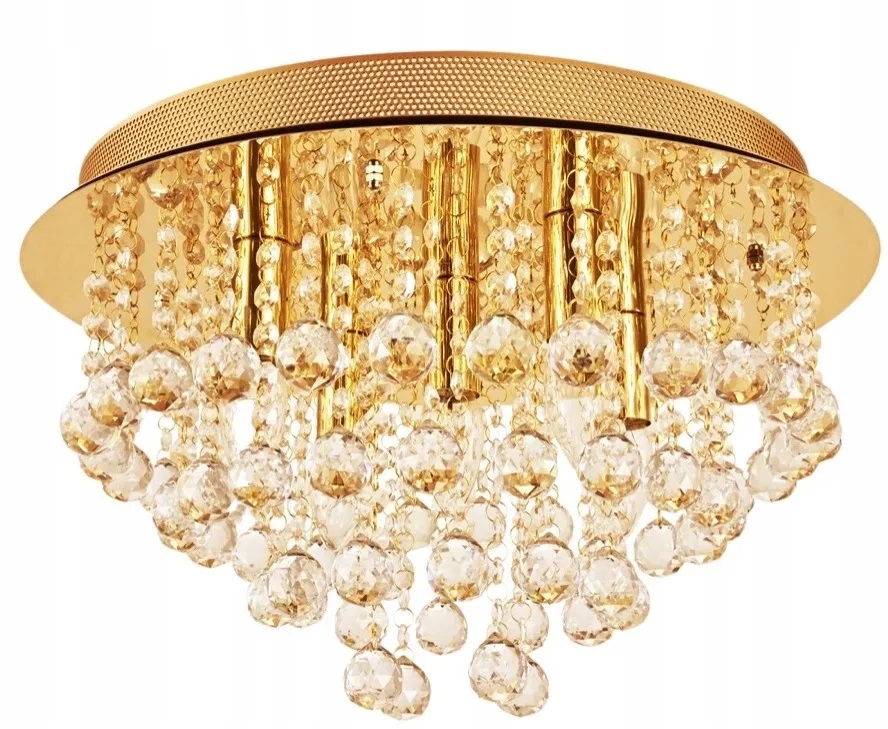 Lampa Wisząca Plafon Żyrandol Crystal 3 Kryształ