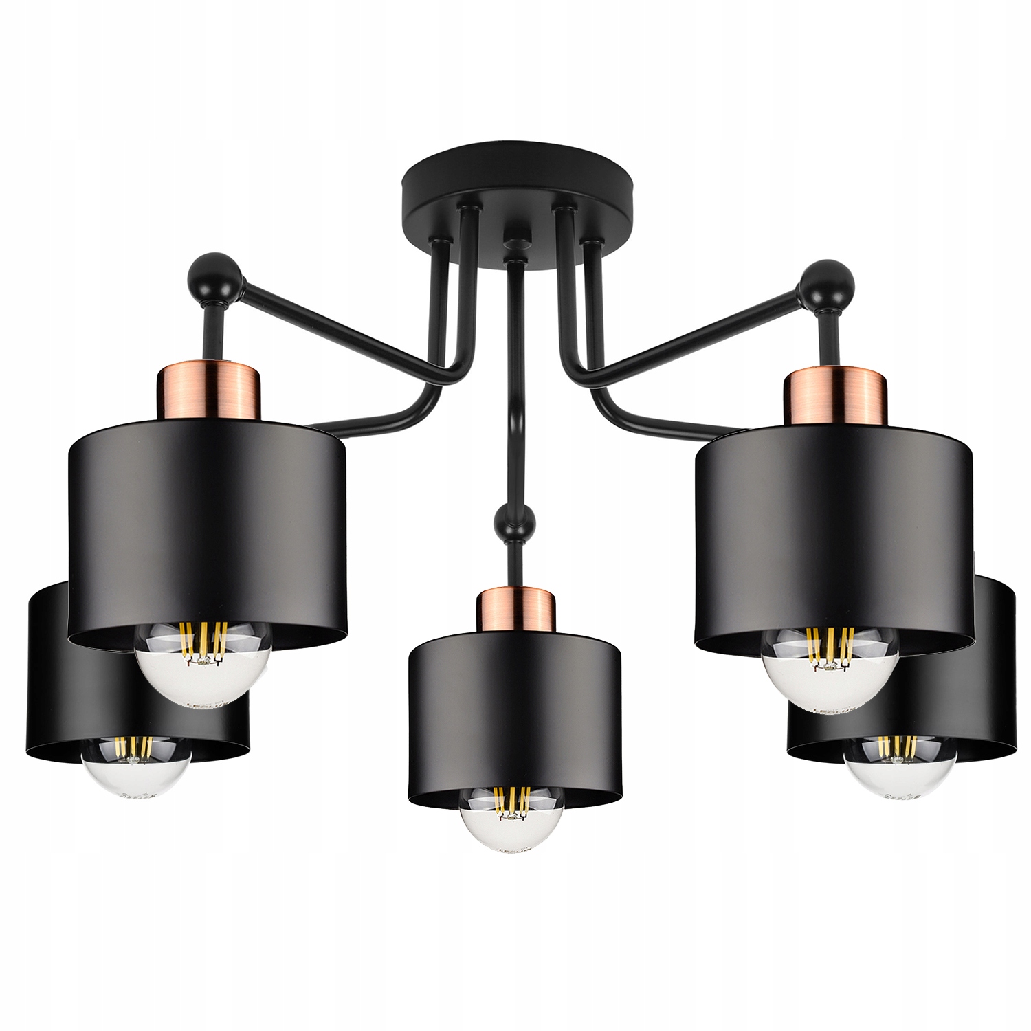 Lampa Sufitowa Wisząca Żyrandol Plafon Led