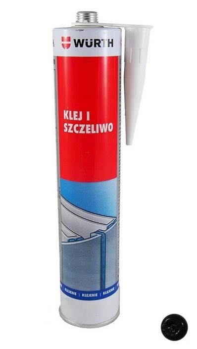 Klej i Szczeliwo Wurth Czarny 300ml 0890100130037