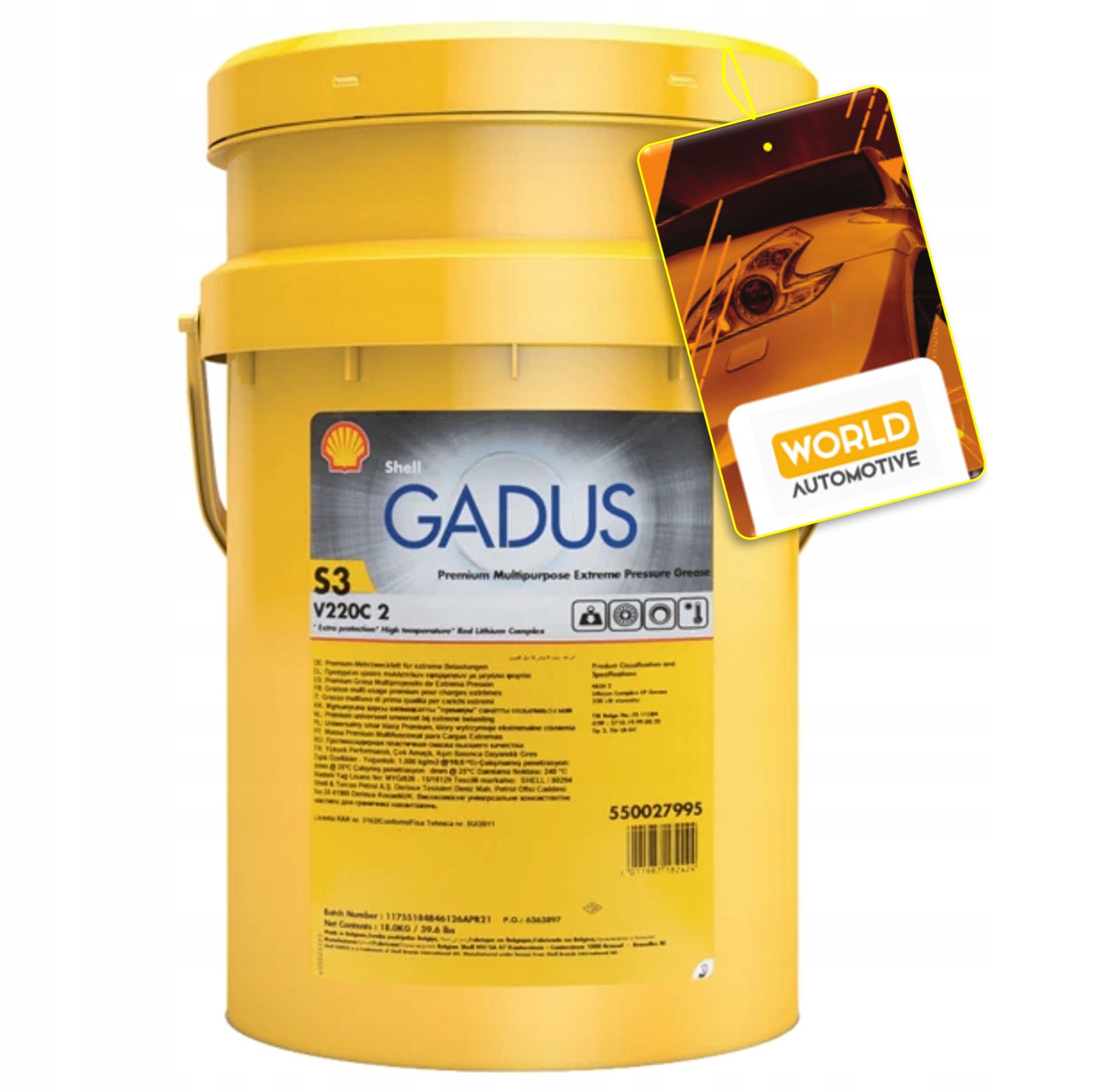 Shell Gadus S3 V220C 2 18Kg 550027995