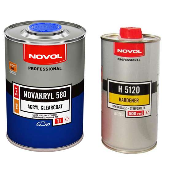 Novol-novakryl 580 Lakier Bezbarwny 1L
