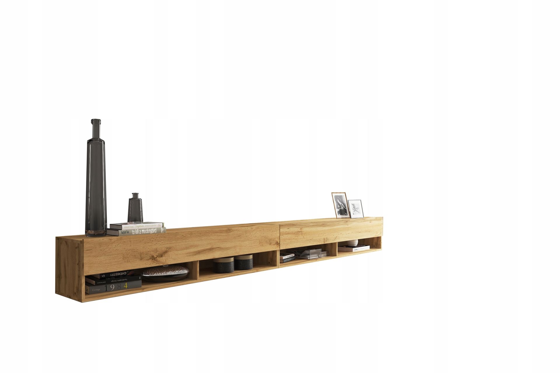 Nowoczesna szafka pod telewizor Apollo I, Lowboard 280 cm, komoda Rtv