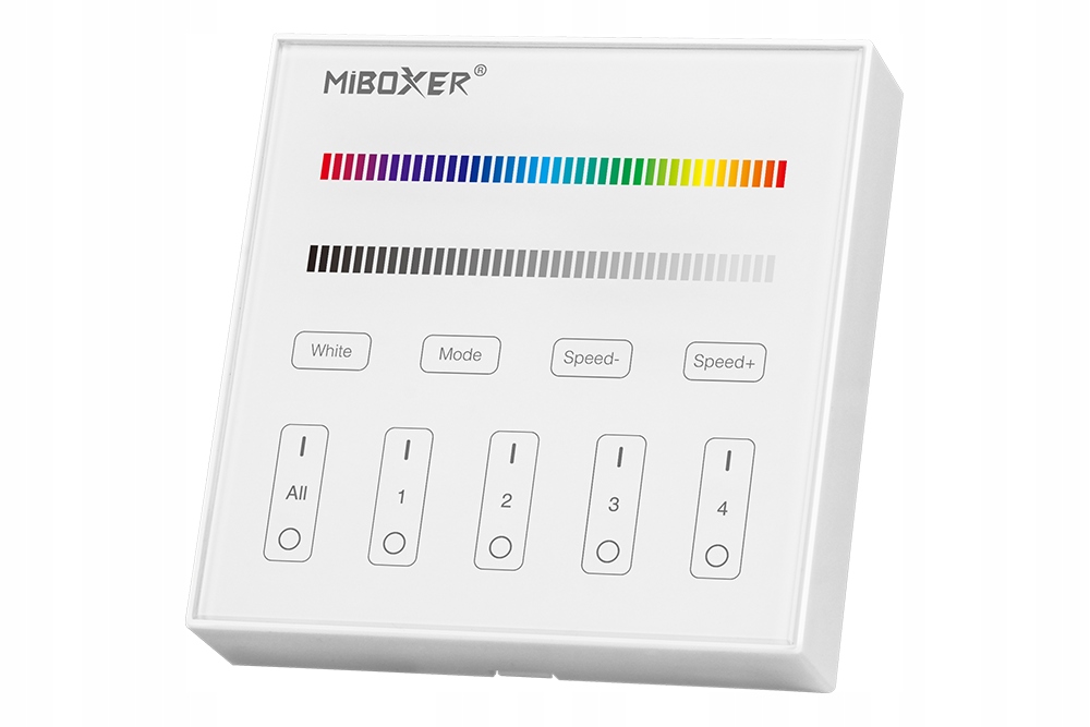 Panel dotykowy ścienny Miboxer B3 4-strefowy Rgbw do Led biały