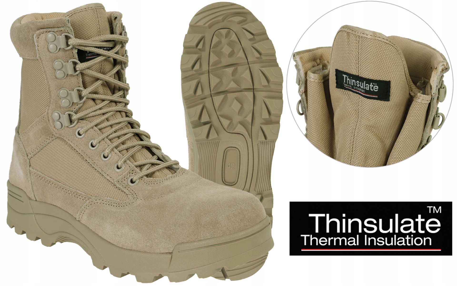 Buty Taktyczne Wojskowe Ochrona Security Brandit Trekkingowe Coyote 44