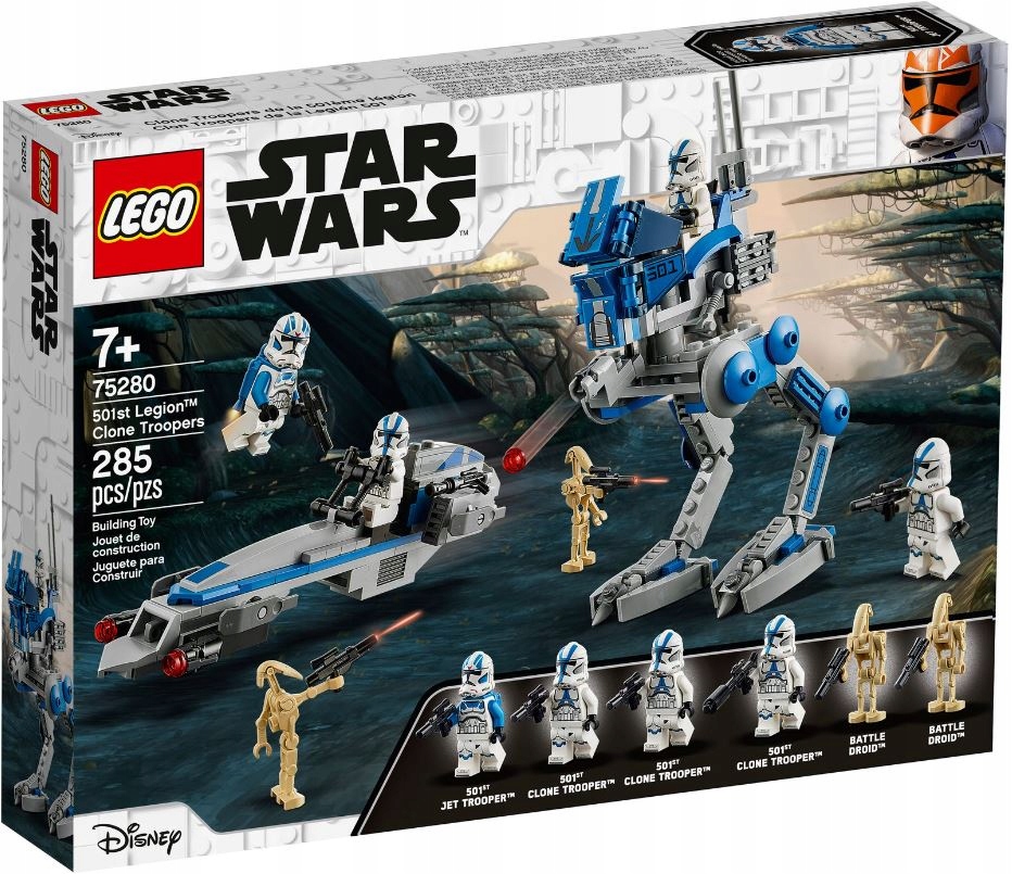 Lego Star Wars 75280 Żołnierze-klony z 501 legionu
