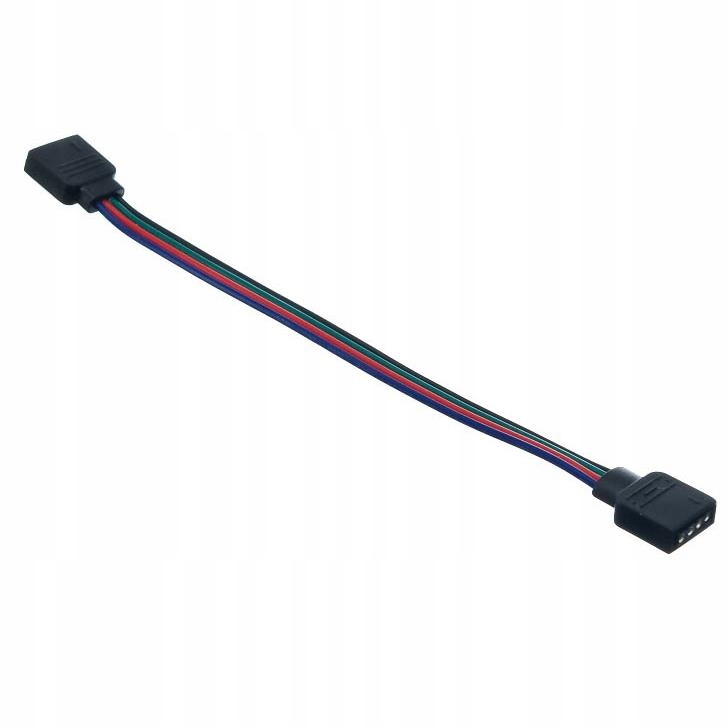 Złączka żeńska kabel żeńska 10mm Rgb led 12V DC