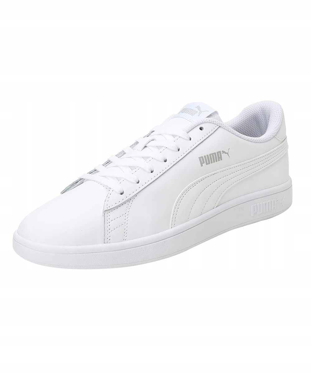 Puma Uniseks Smash V2 L Trampki, Puma White-Puma