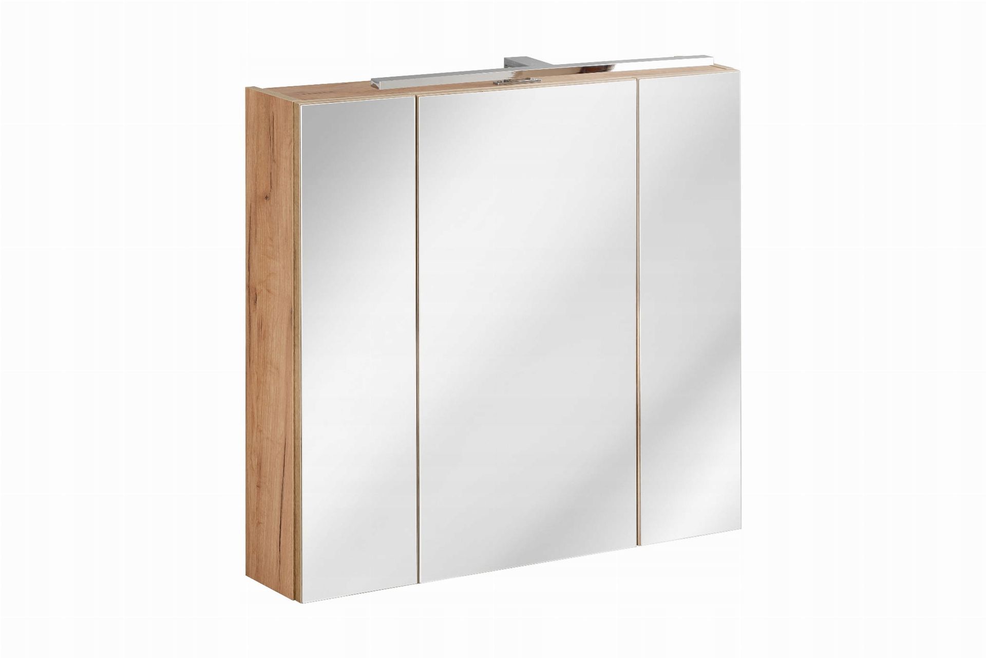Comad Capri 843 Dąb Złoty Szafka z lustrem 80 cm