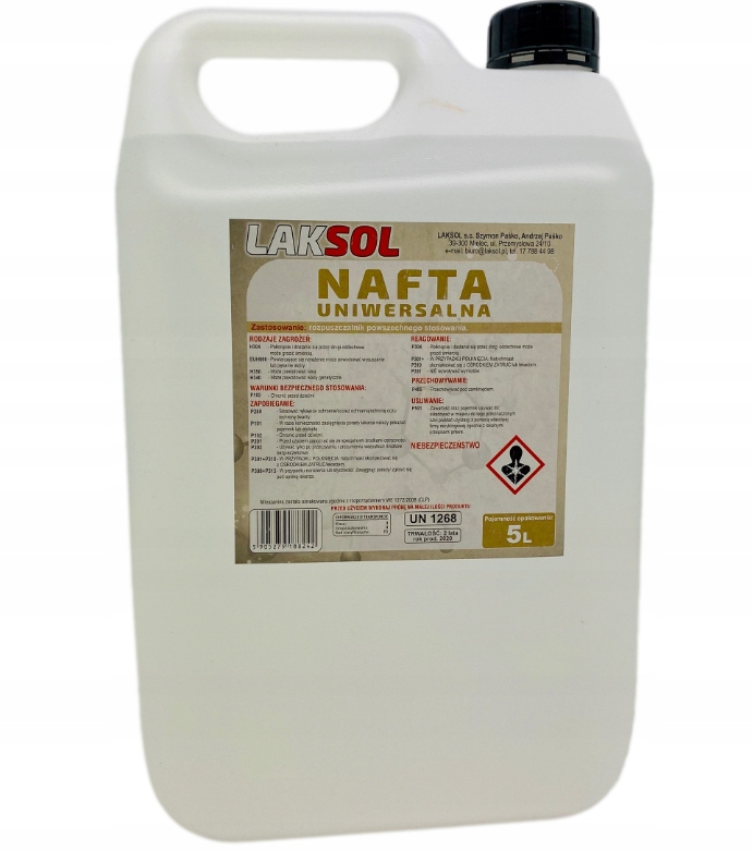 Nafta Do Piecyków Techniczna Uniwersalna 5L Do Piecyków
