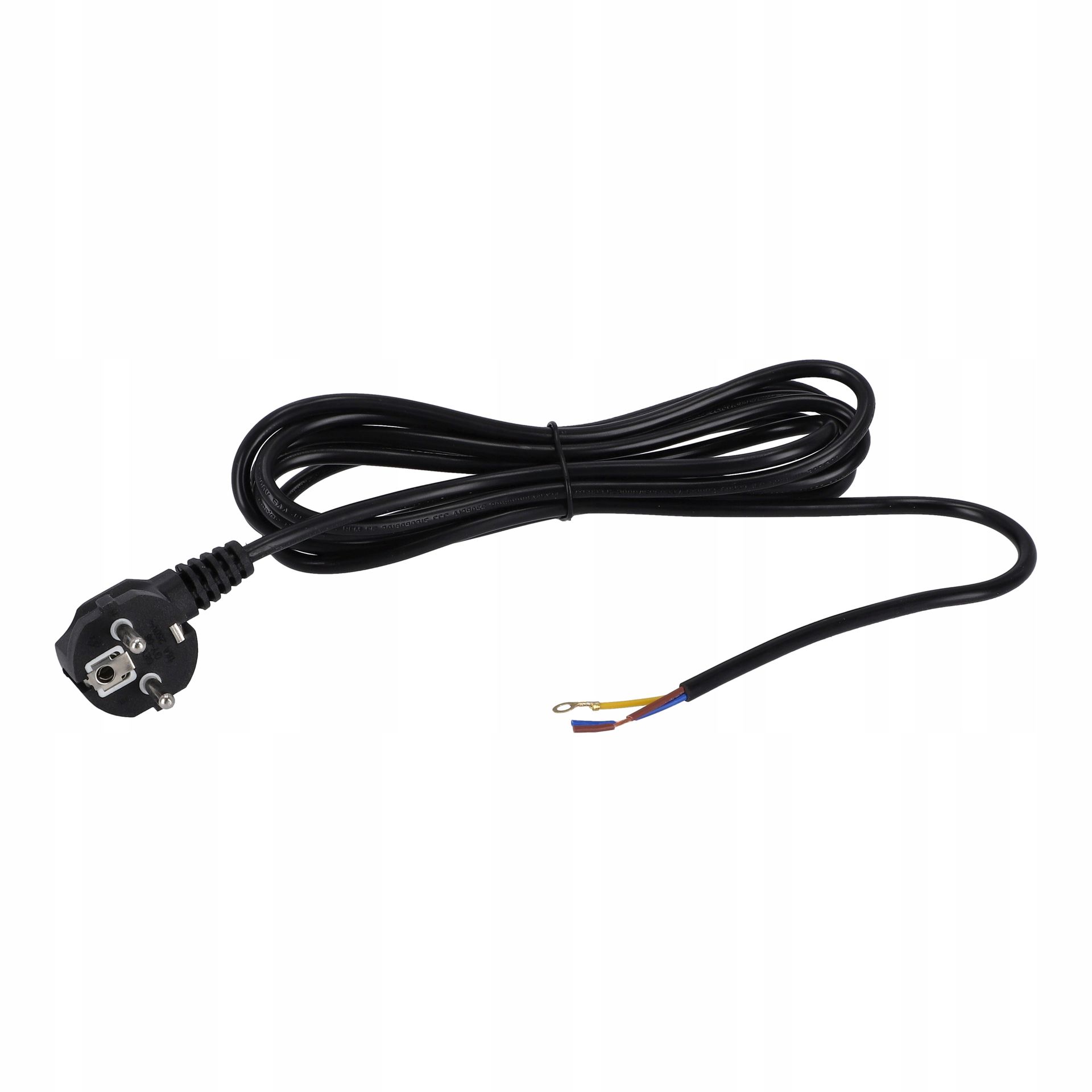 Przewód zasilający kabel Naświetlacz 5M 3x0.75mm 230V wtyczka unischuko
