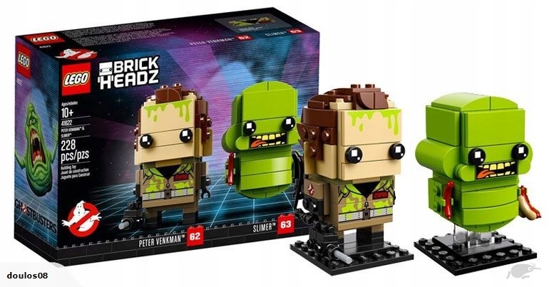Lego BrickHeadz 41622 Peter Venkman i Slimer