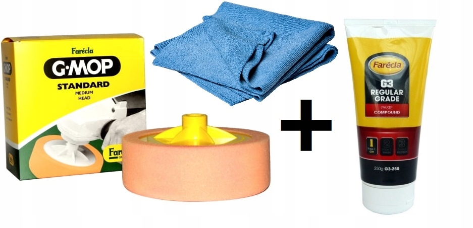 Farecla G3 Pasta Gąbka Pomarańczowa Ścierka