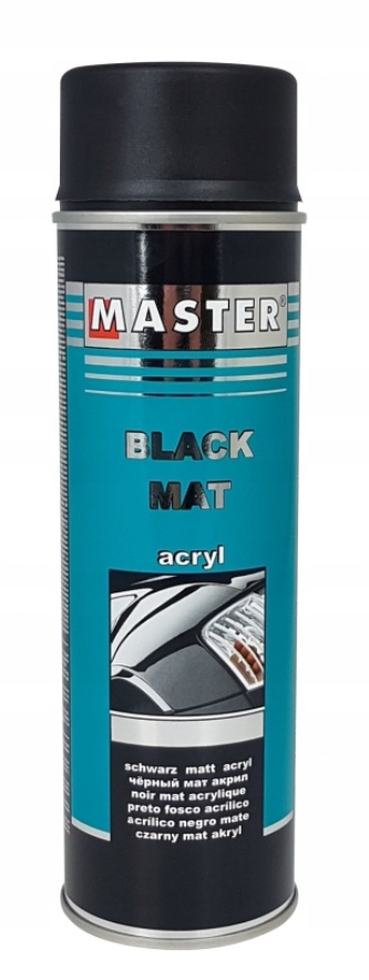 Lakier akrylowy Troton Master Czarny Mat Spray