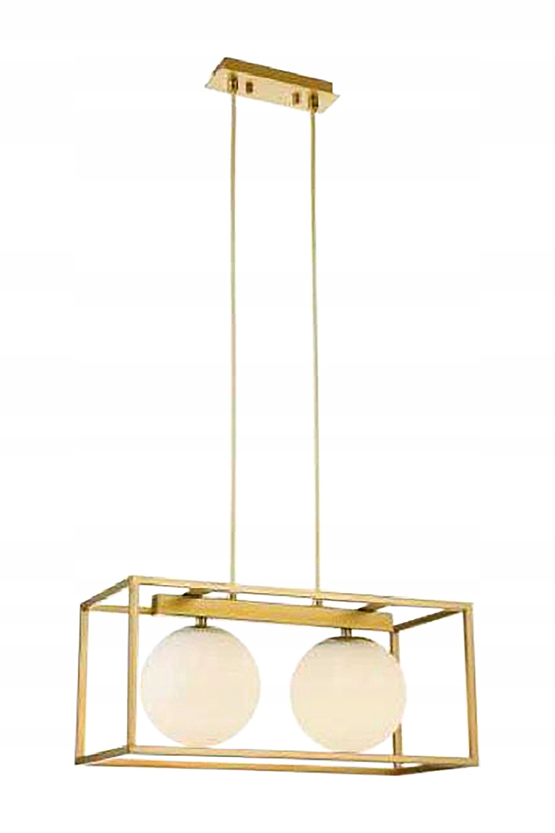 Lampa sufitowa wisząca Avelin 2, 2*E27, złota, Gtv