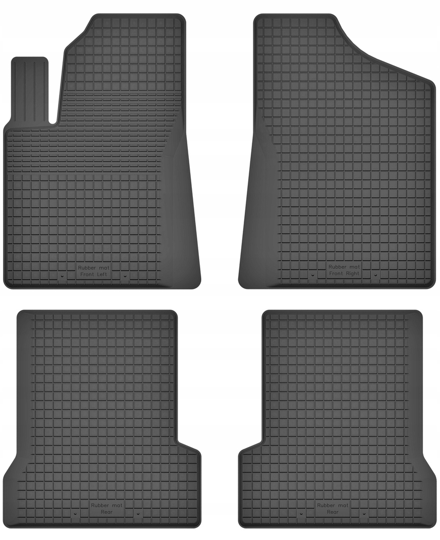 Fiat Seicento 1998-2010 Dywaniki gumowe korytka