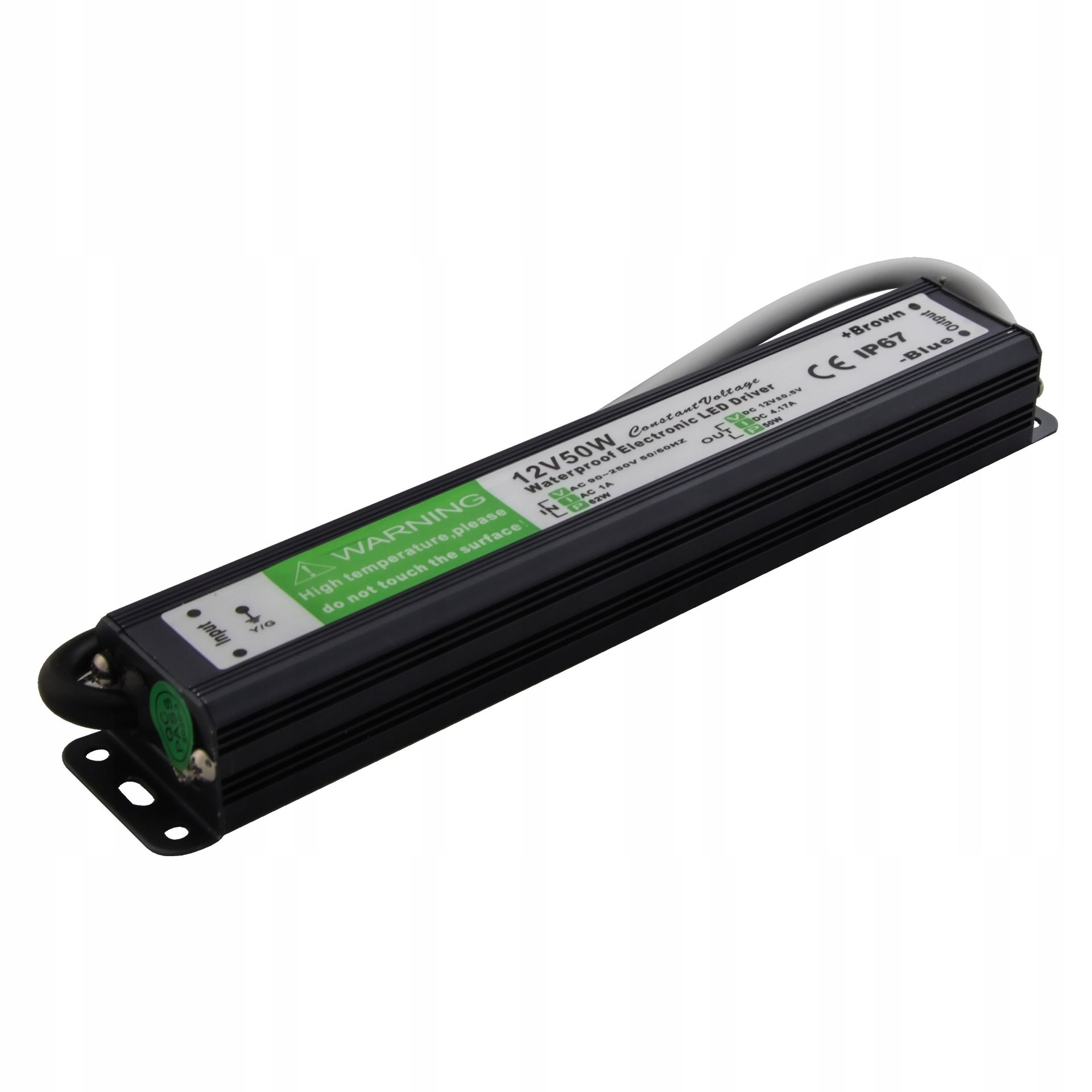 Zasilacz Slim taśm Led 12V 4,17A 50W wodoodporny IP67