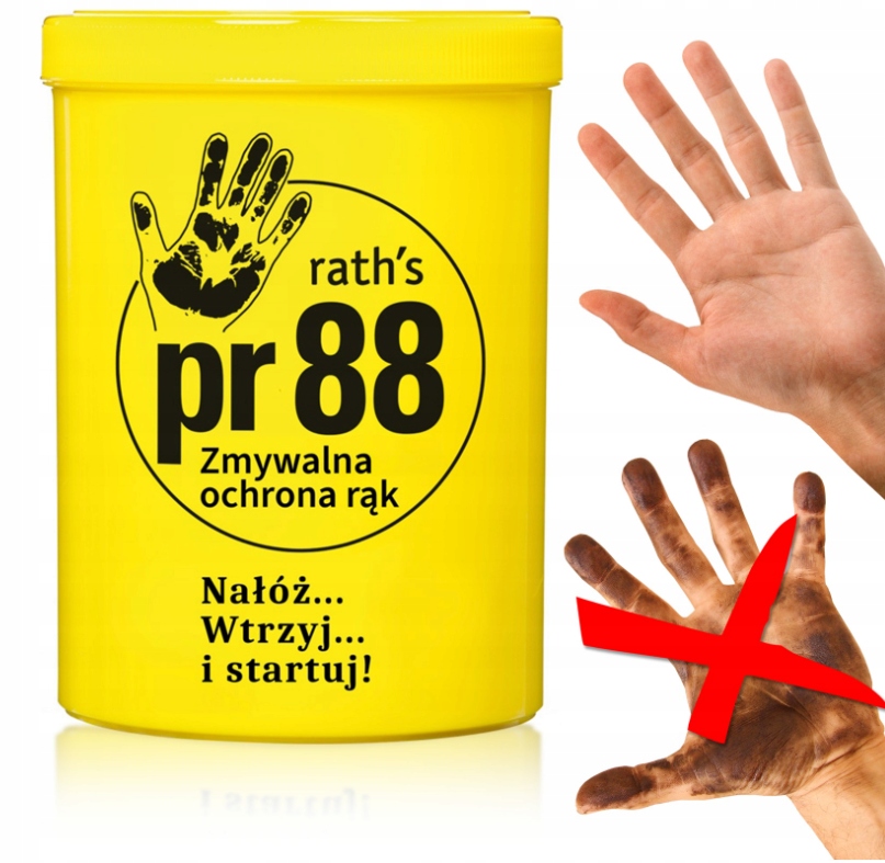 Niewidzialna Rękawiczka Pasta Krem Rath's PR88 1000 ml Produkt Z Niemiec