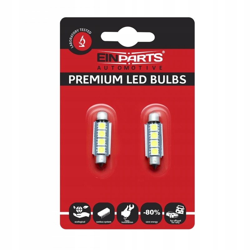 EPL05 C5W C10W 42mm Led 4SMD 5050 2 Szt