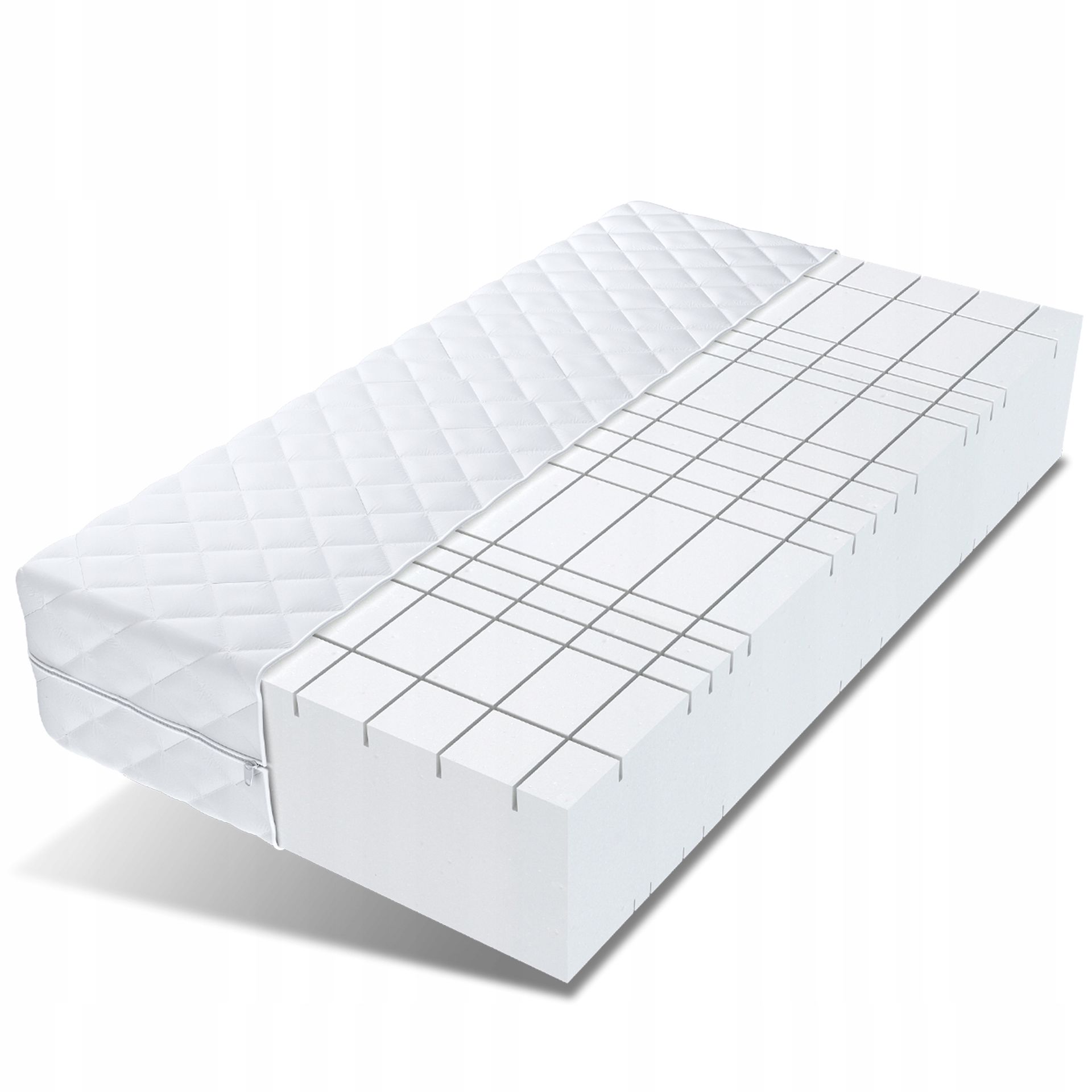 Materac 140x200 strefowy Hr twardy Pearl Max Plus