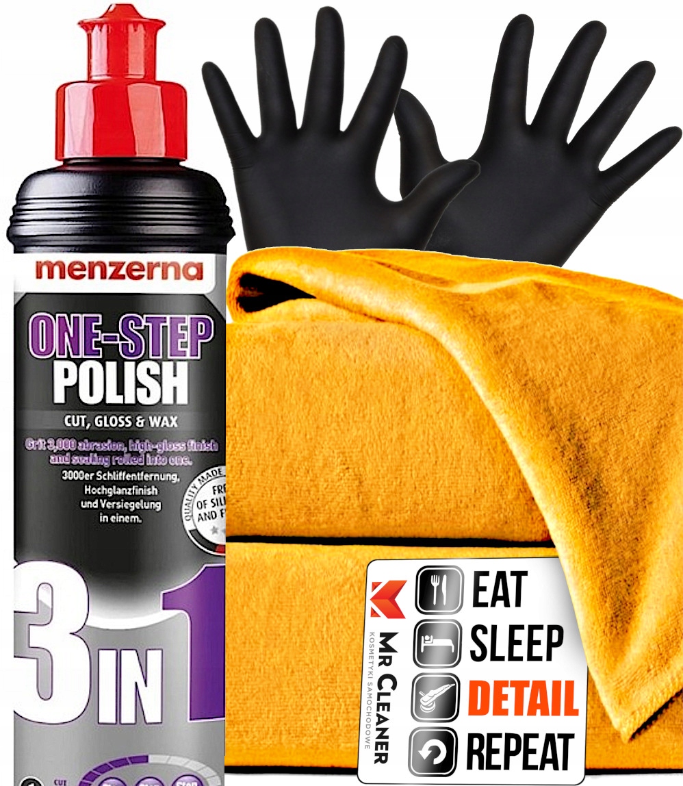 Menzerna 3W1 One Step Pasta Polerska Polerowanie Lakieru Usuwania Rys 250ML