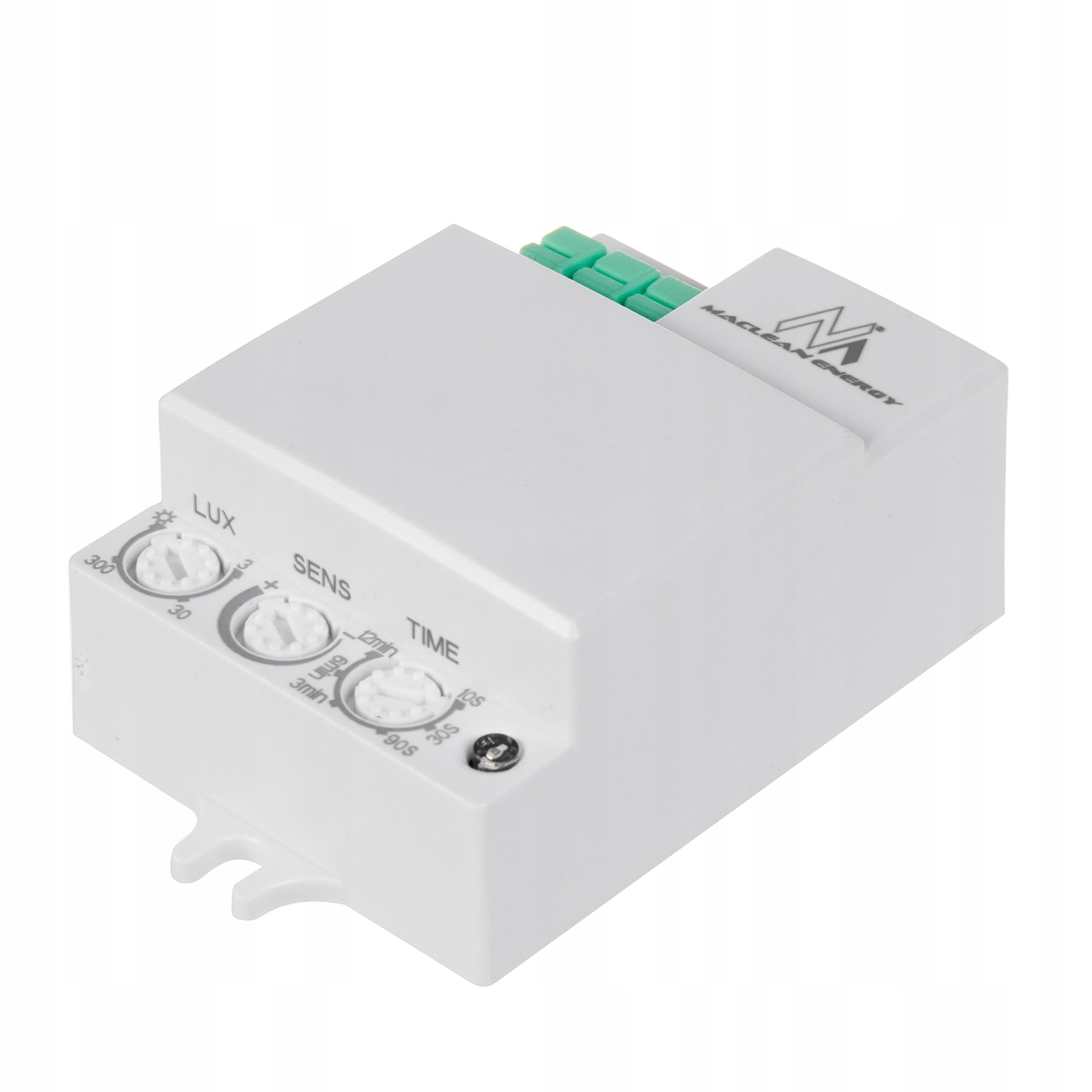 Mikrofalowy czujnik ruchu Maclean zasięg 8m max. 1200W IP20 5.8 GHz MCE316
