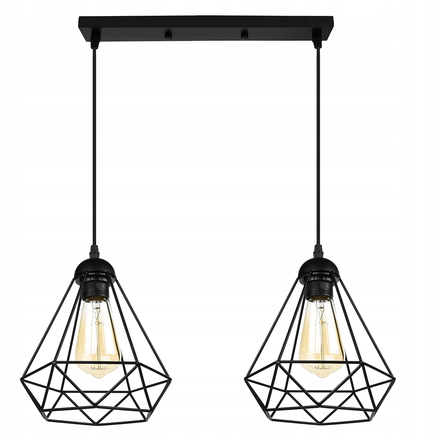 Lampa Sufitowa Wisząca W Stylu Loft 3x E27