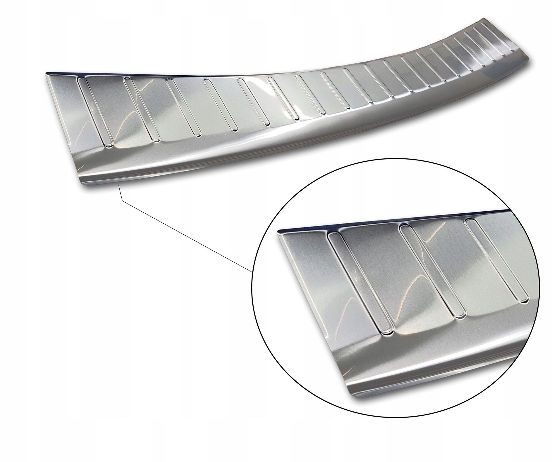 Nakładka listwa na zderzak Tył Peugeot 508 Sw 2011-2018 Kombi Stalowa