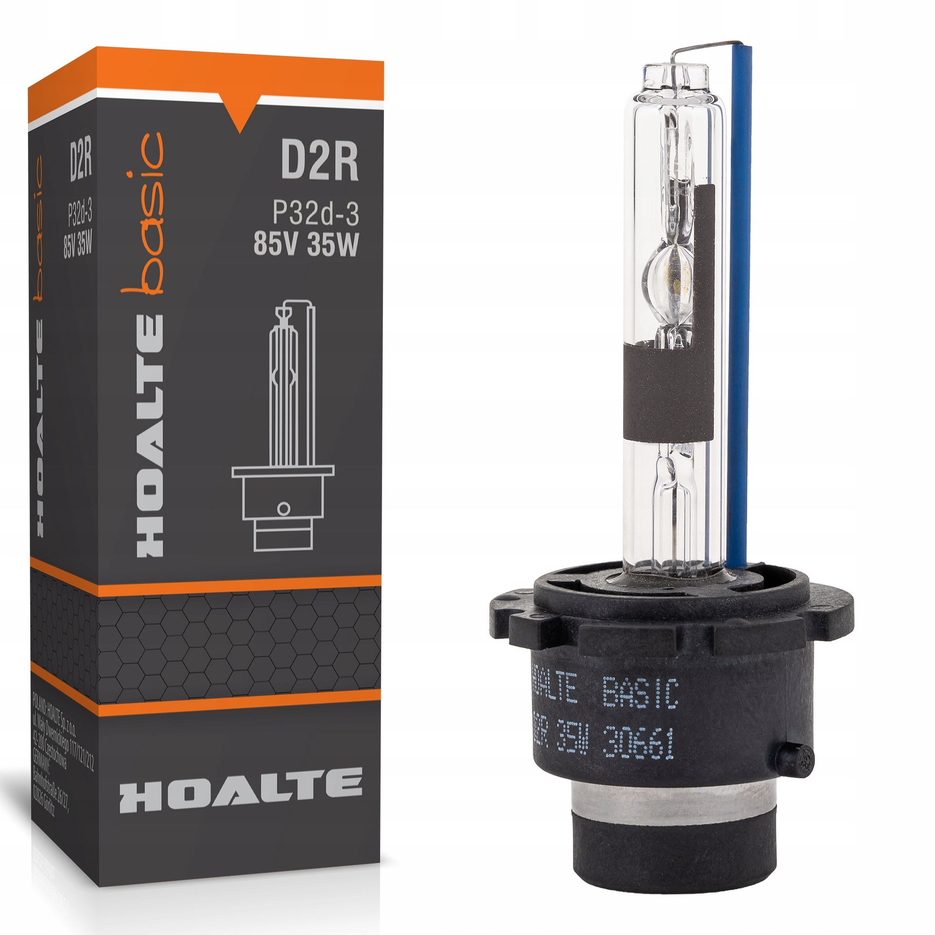 Xenon Żarnik Palnik Żarówka Ksenonowa 35W 85V P32d-3 Hoalte 8000K Basic D2R