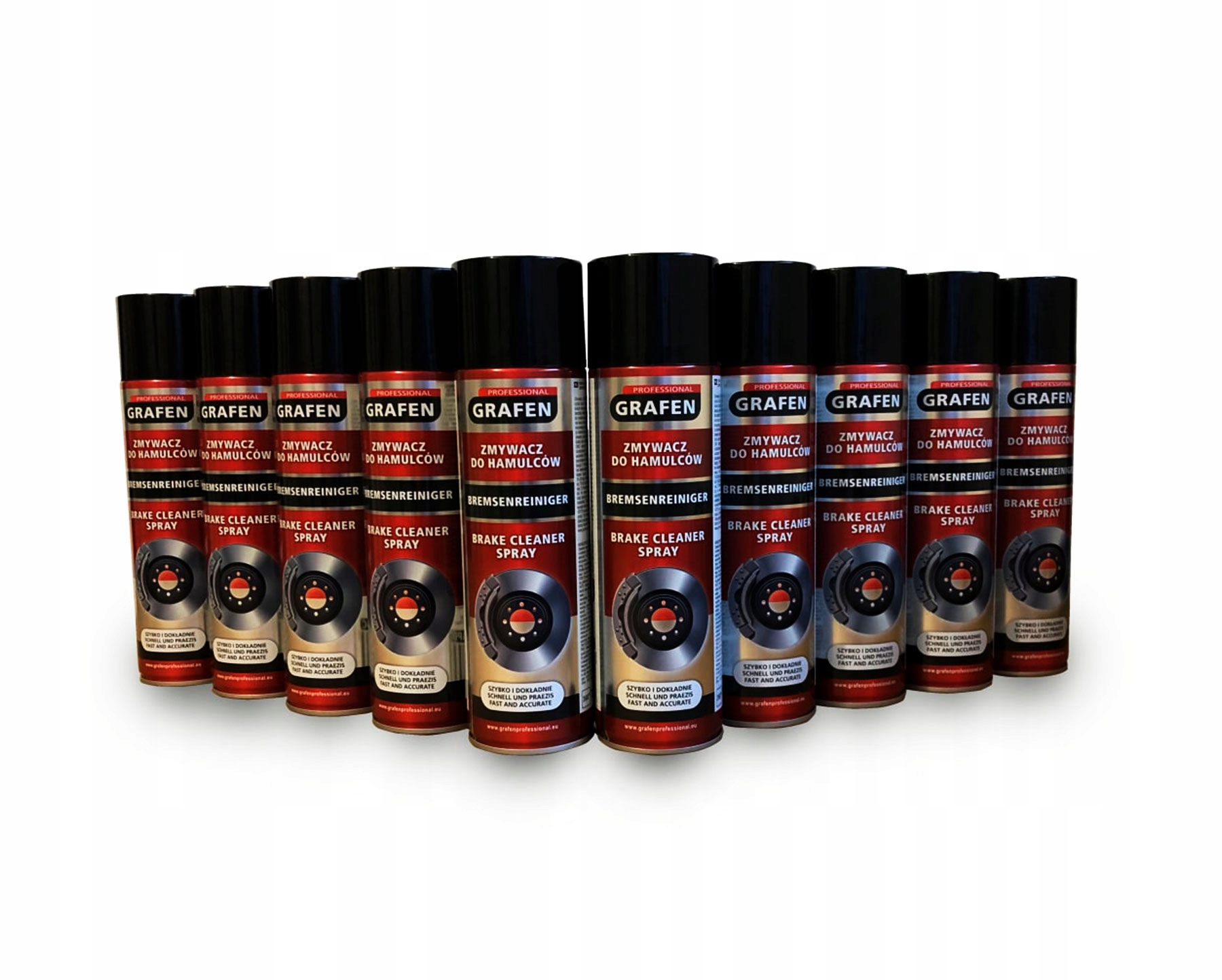 Zmywacz Czyszczenia Hamulców Grafen 500ml 10 szt.