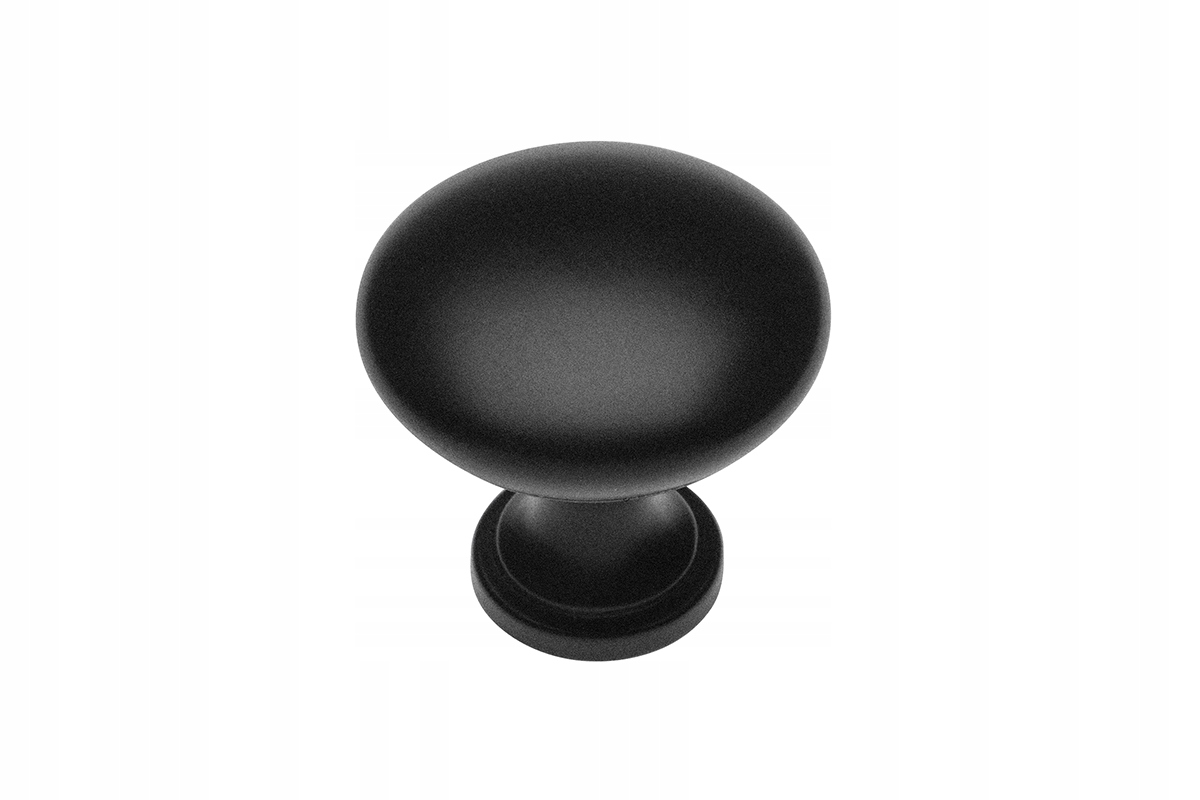 Uchwyt meblowy gałka czarny matowy 3 x 3 x 2,9 cm