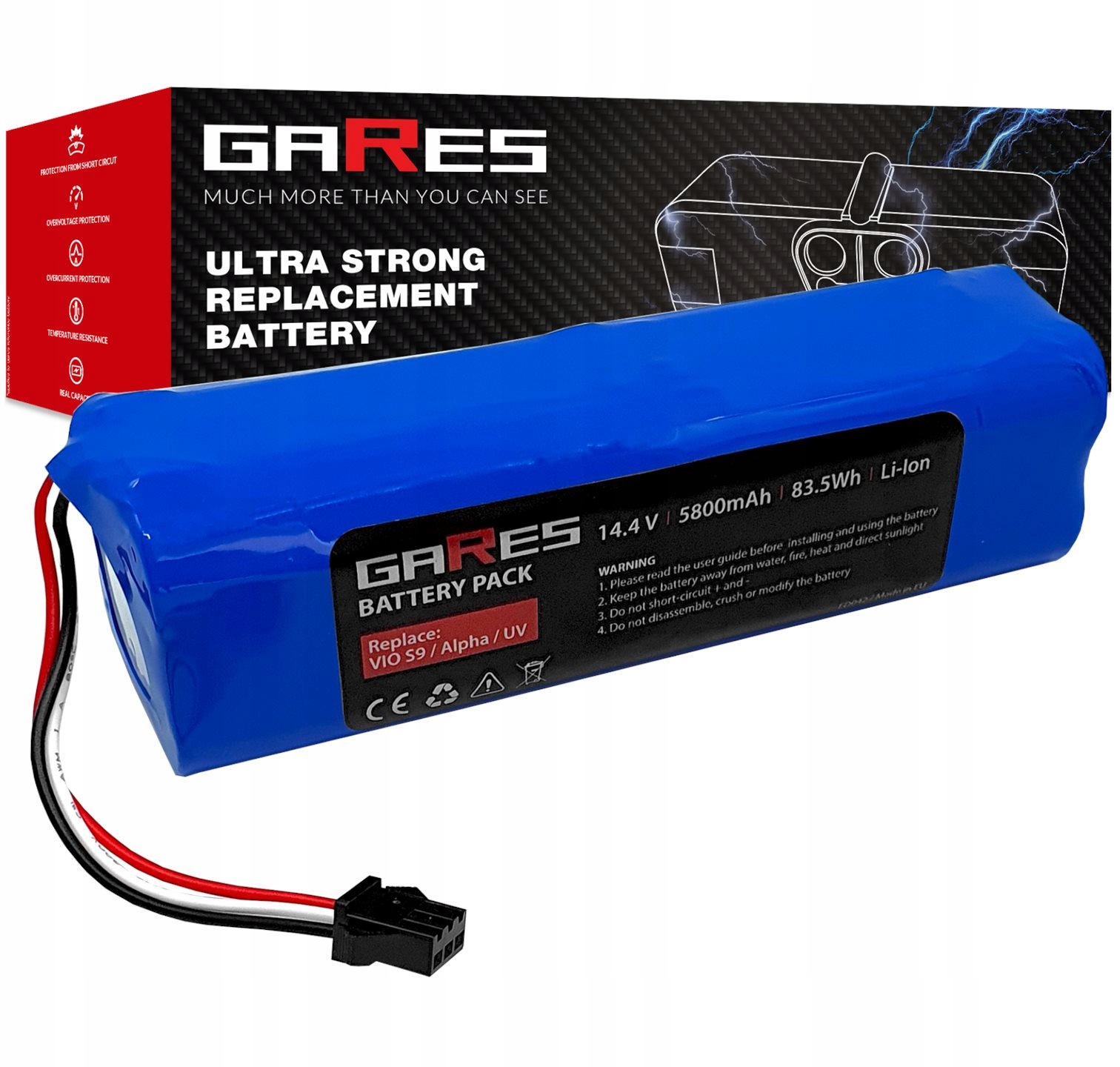 Bateria do Proscenic M7 Pro M8 Pro 14,4V 5,8Ah