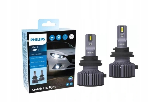 Żarówki Led H11 Philips Ultinon PRO3022 6000K
