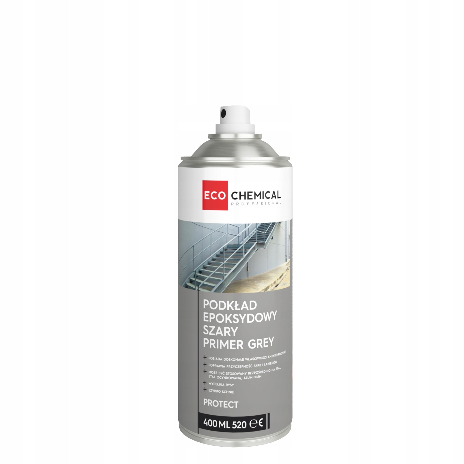 Podkład epoksydowy szary Ecochemical 400ml