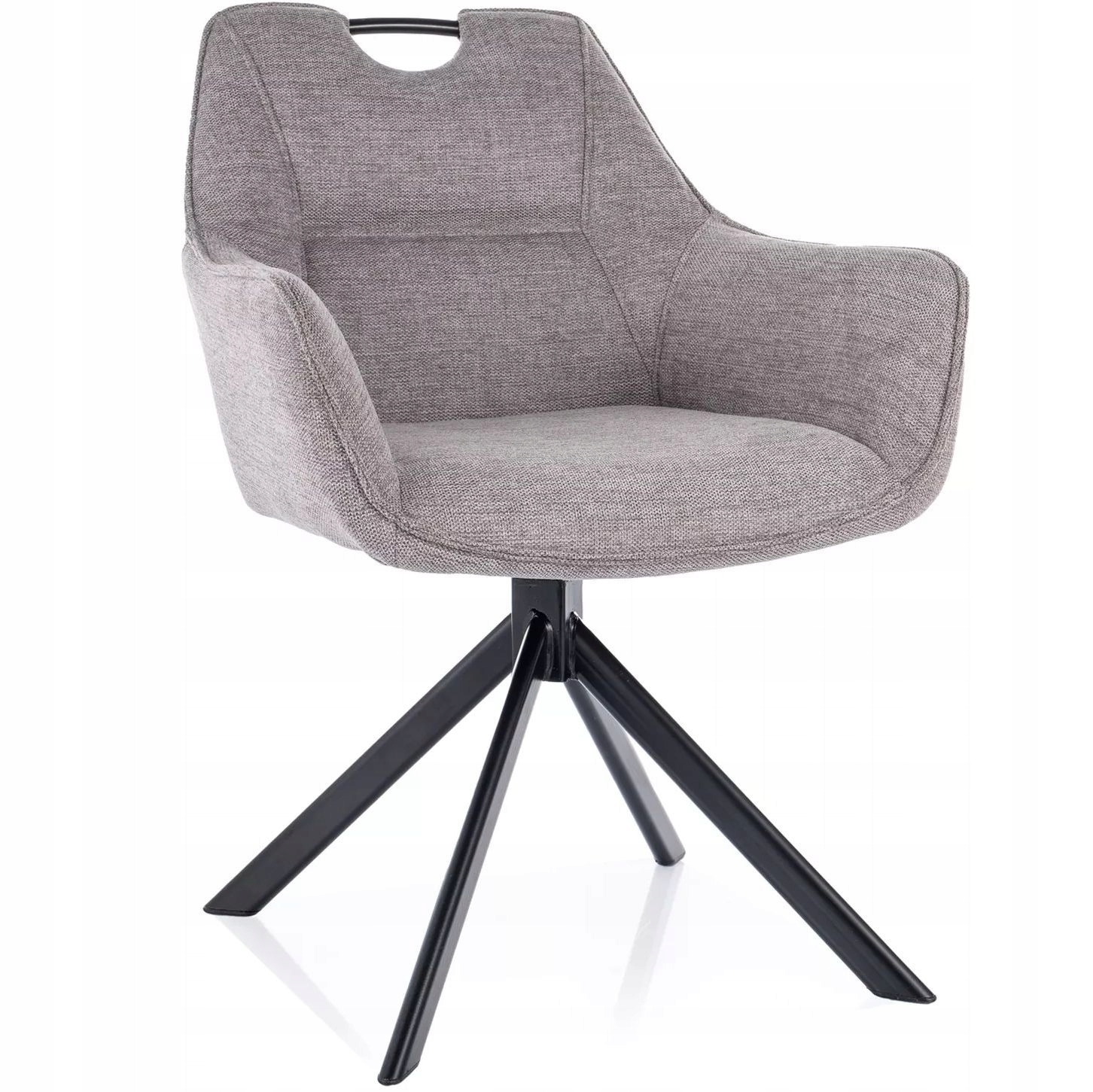 Krzesło Remo Brego Czarny Mat/Szary 07 Nowoczesne Loft Kuchnia Salon