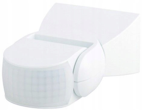 Eco Light Czujnik ruchu i zmierzchu biały Led Pir 180 stopni 300W CP-5B