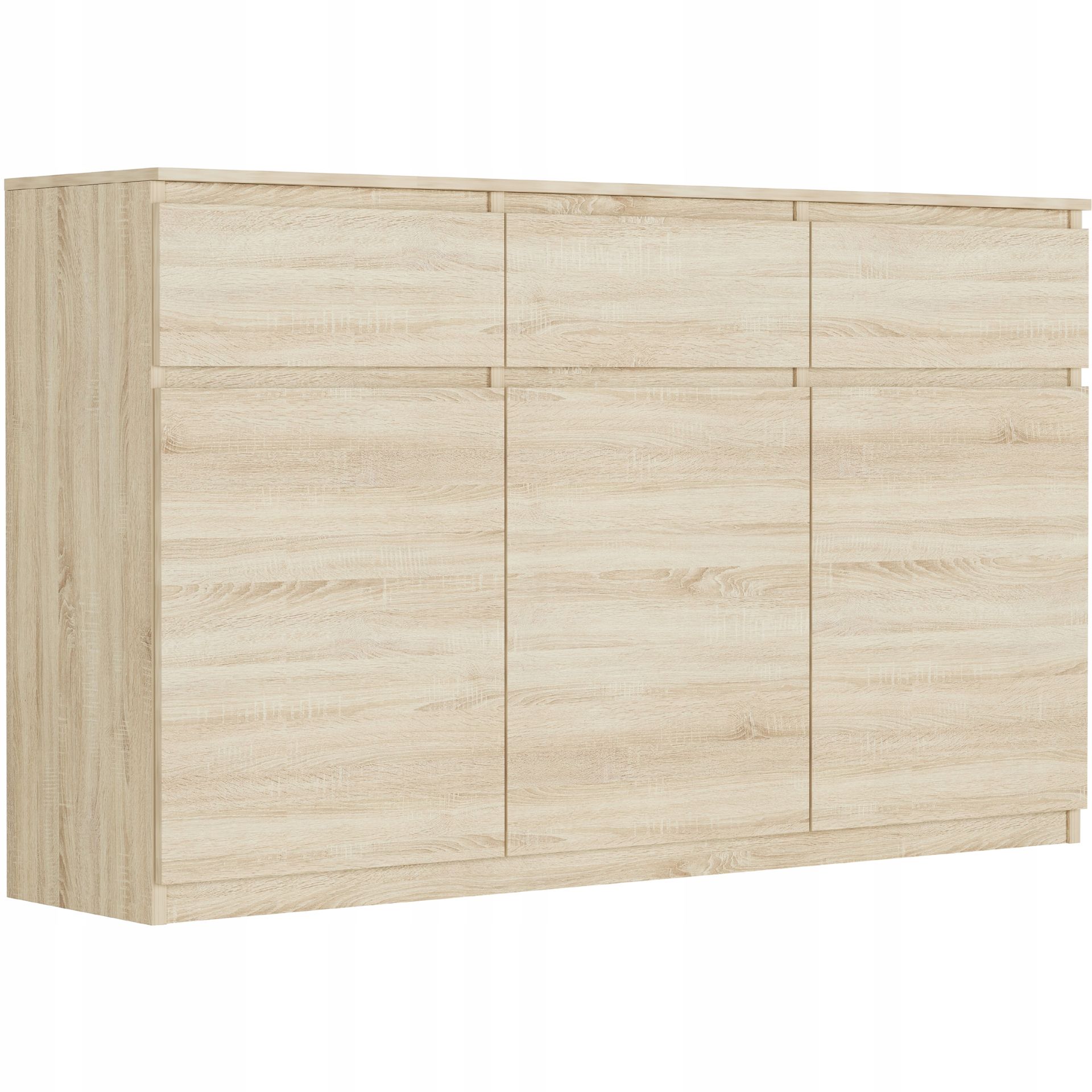 Komoda 98CM Szafka 3 Szuflady Sonoma S3