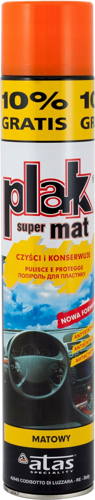 Atas Plak Mat Pomarańcza 750 ml Matowy