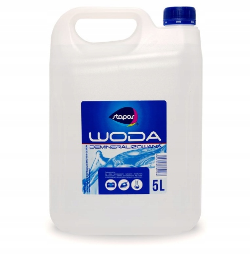Woda demineralizowana destylowana 5L Czystość premium