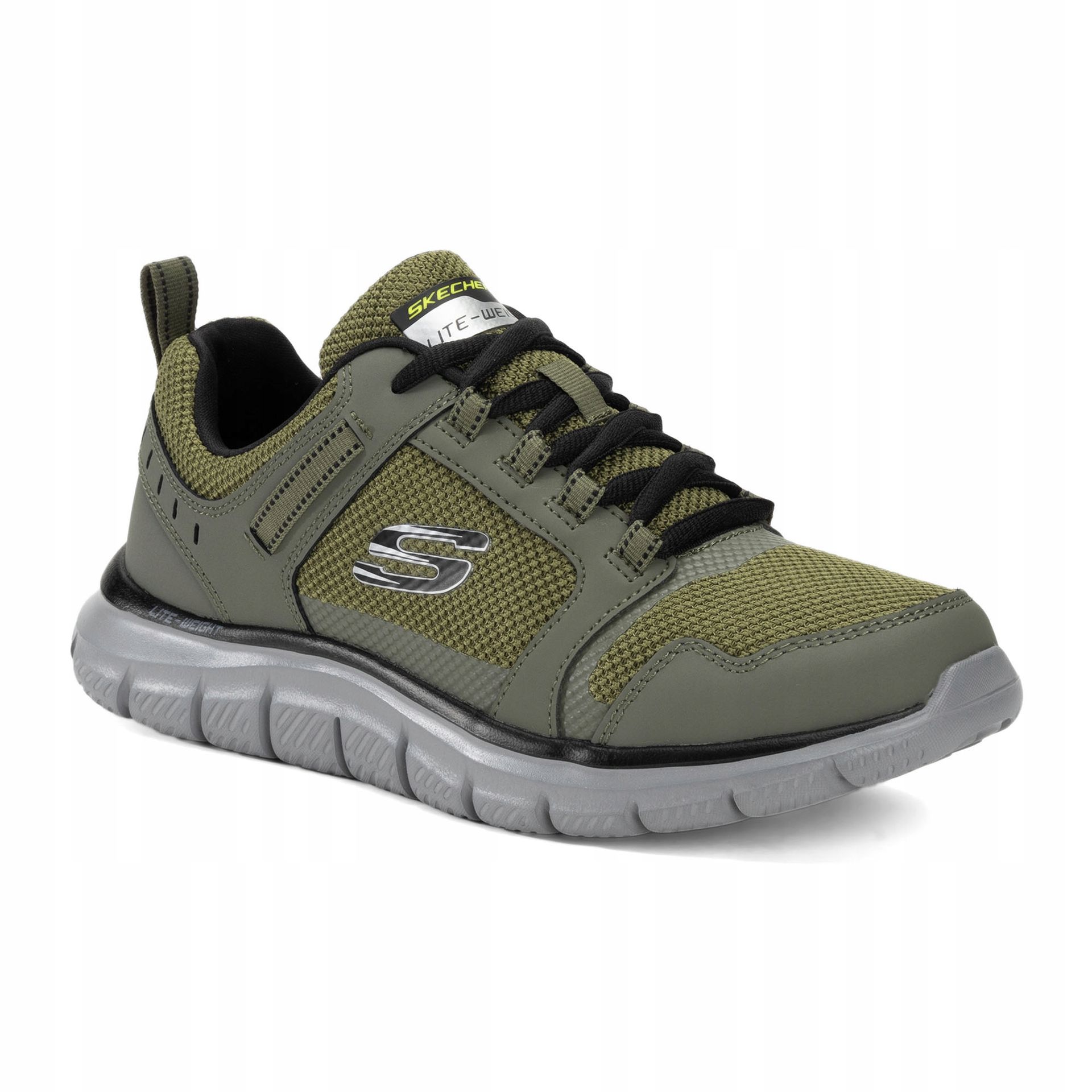 Buty męskie Skechers Track Knockhill olive/grey/black 43 Eu
