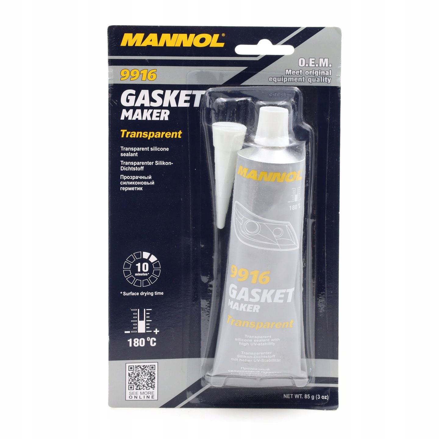 Silikon Przezroczysty Mannol Gasket Maker 85g 9916