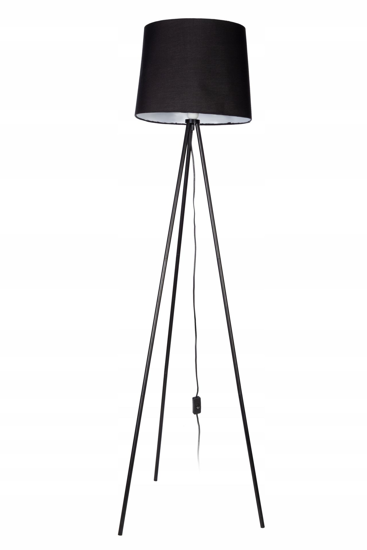 Lampa Podłogowa stojąca Trójnóg abażur 155cm E27