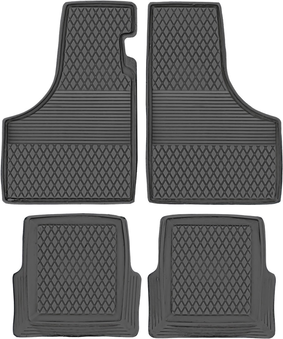 Fiat 126P 1973-2000 Dywaniki gumowe korytka