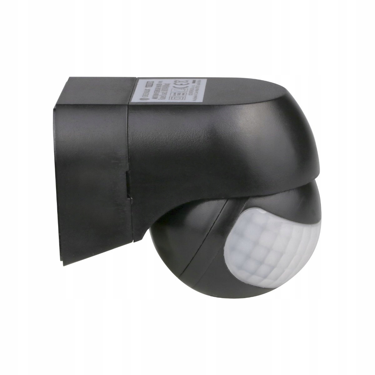 Czujnik Ruchu Pir Czarny IP44 Sensor 90B