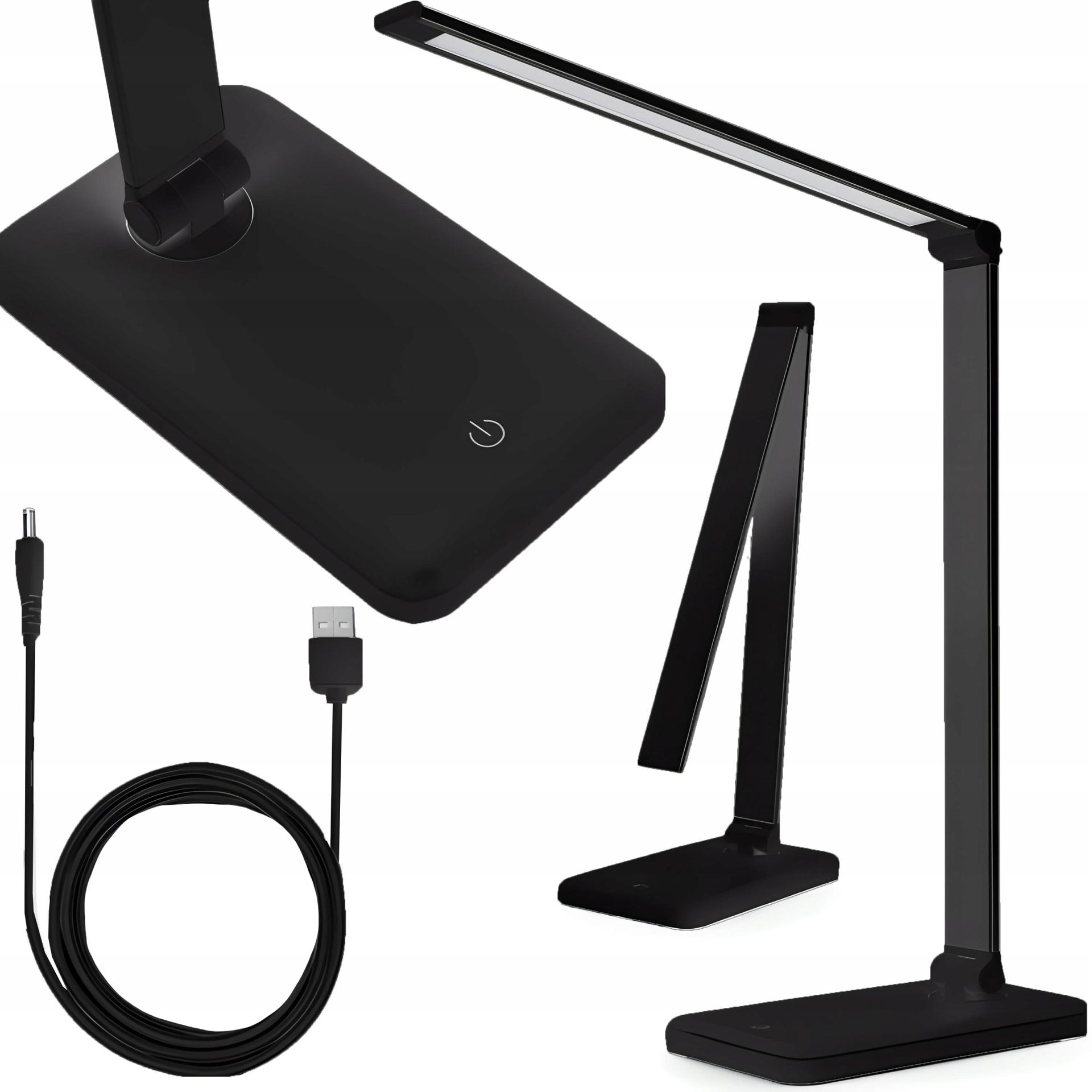 Lampka Led Biurkowa Szkolna Na Biurko Dotykowa 5 Trybów Ściemniana 5W Usb