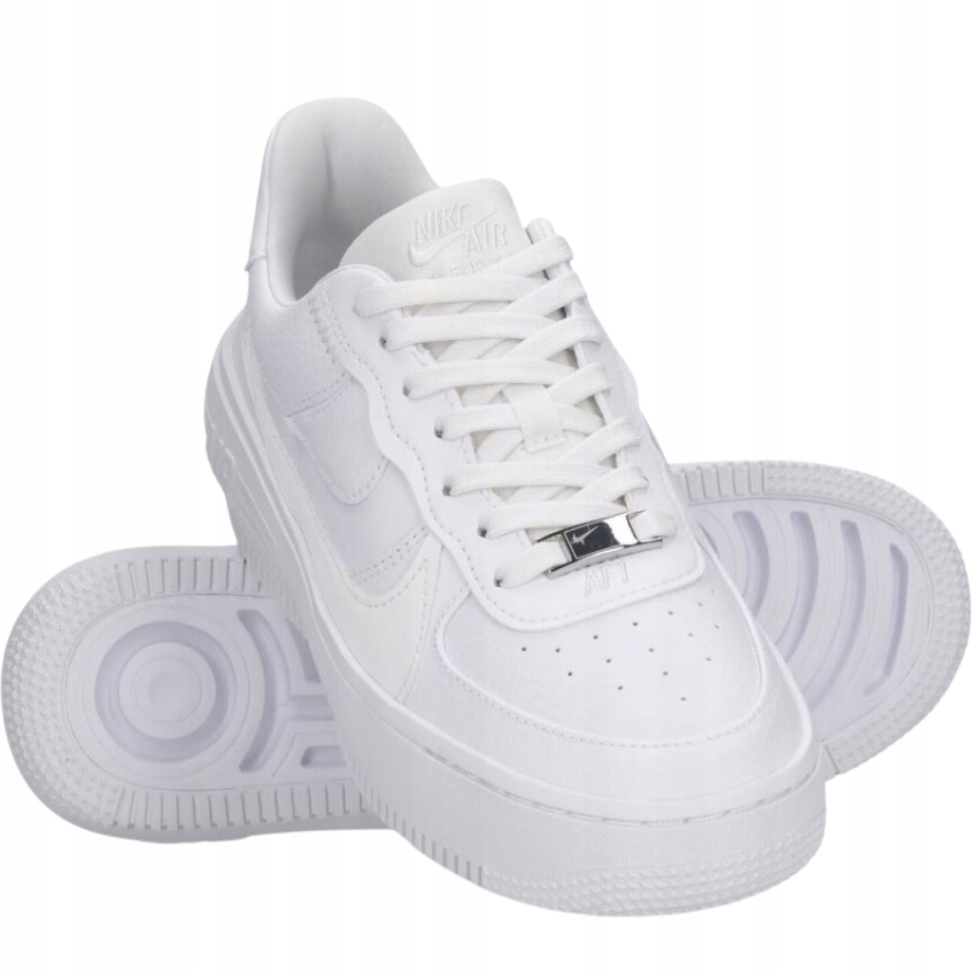 Damskie buty sportowe Nike Air Force 1 Plt.af.orm r.42,5 białe skórzane