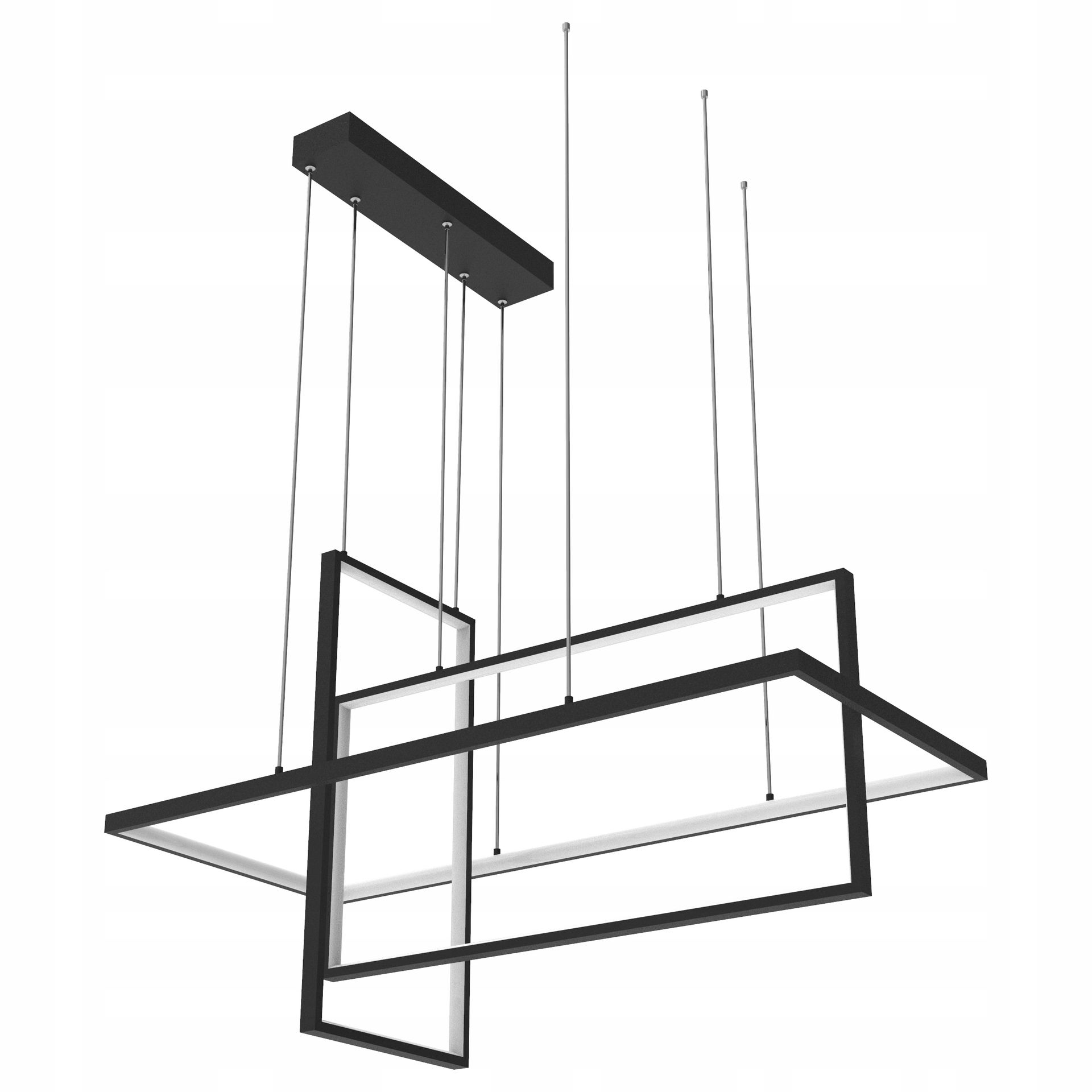 Lampa Led Sufitowa Wisząca Żyrandol Nowoczesna Barwa Neutralna 119W