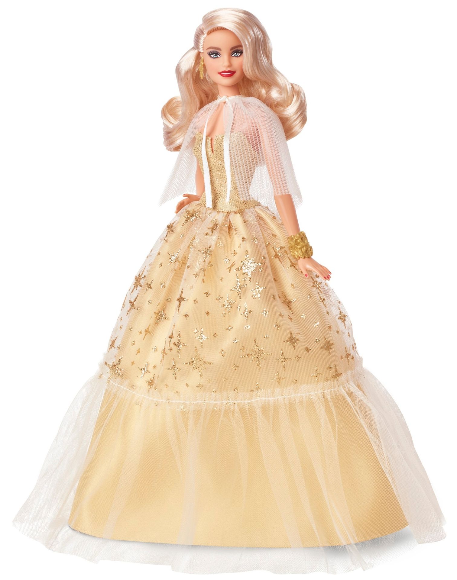 Barbie Vánoční panenka blondýnka 2023 HJX04